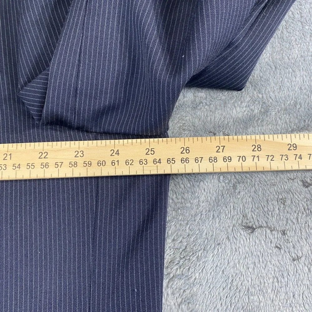 Jones New York Collection Men's L‎ 48 Pinstripe Wool Suit Jacket and Pants Set